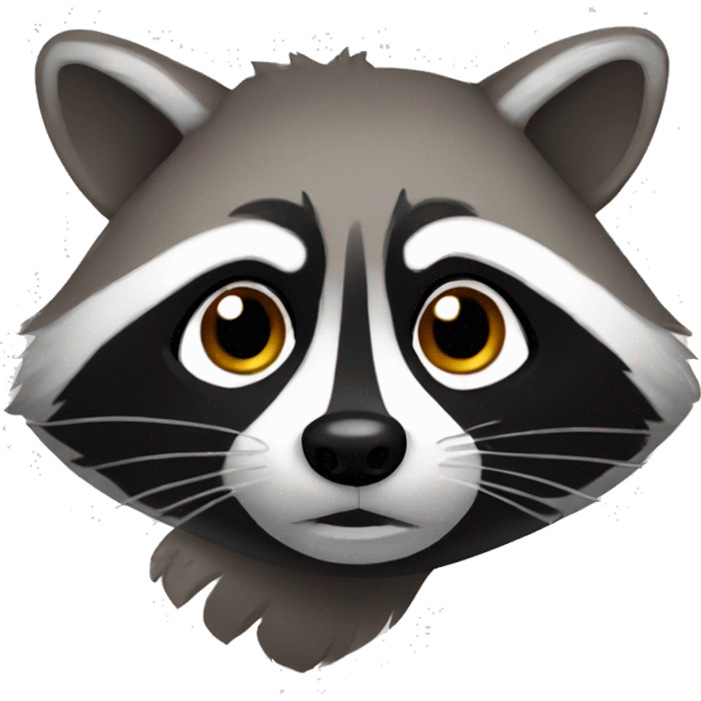 Raccoon emoji