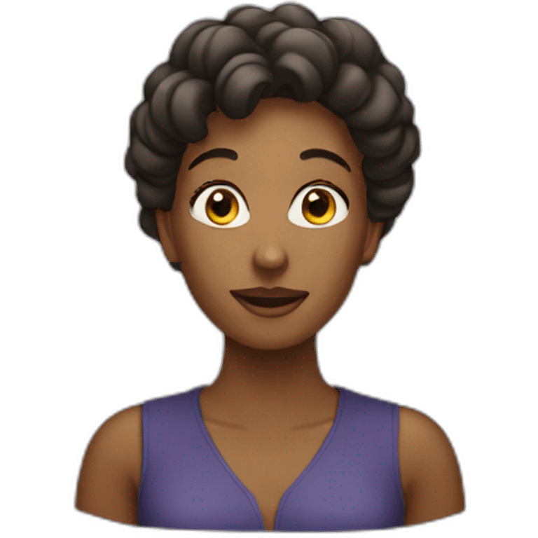 woman thrill of discovery emoji