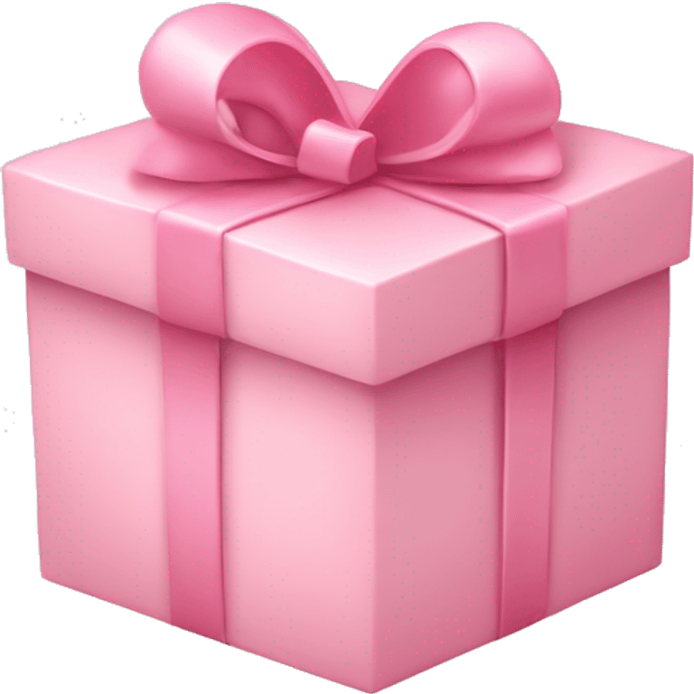 Light pink heart-shaped gift box emoji