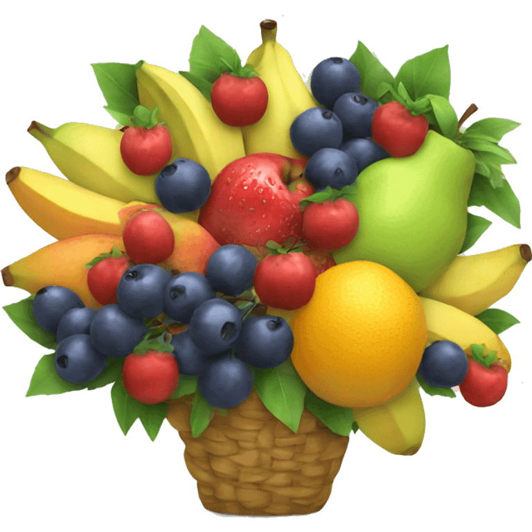 Fruit bouquet emoji