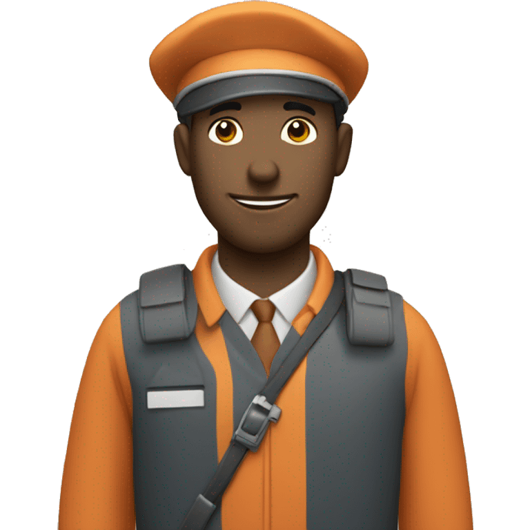 Postman with letter emoji