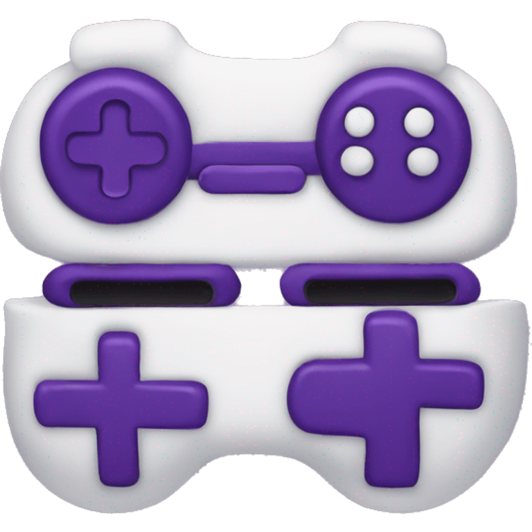 Purple PlayStation 4 emoji