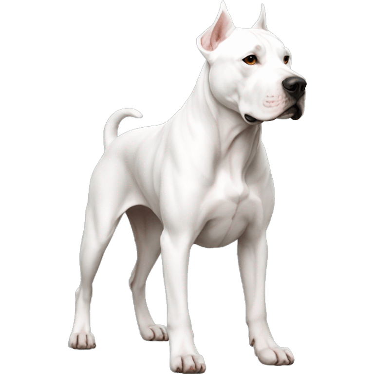 Dogo Argentino Dog Breed Full Body emoji