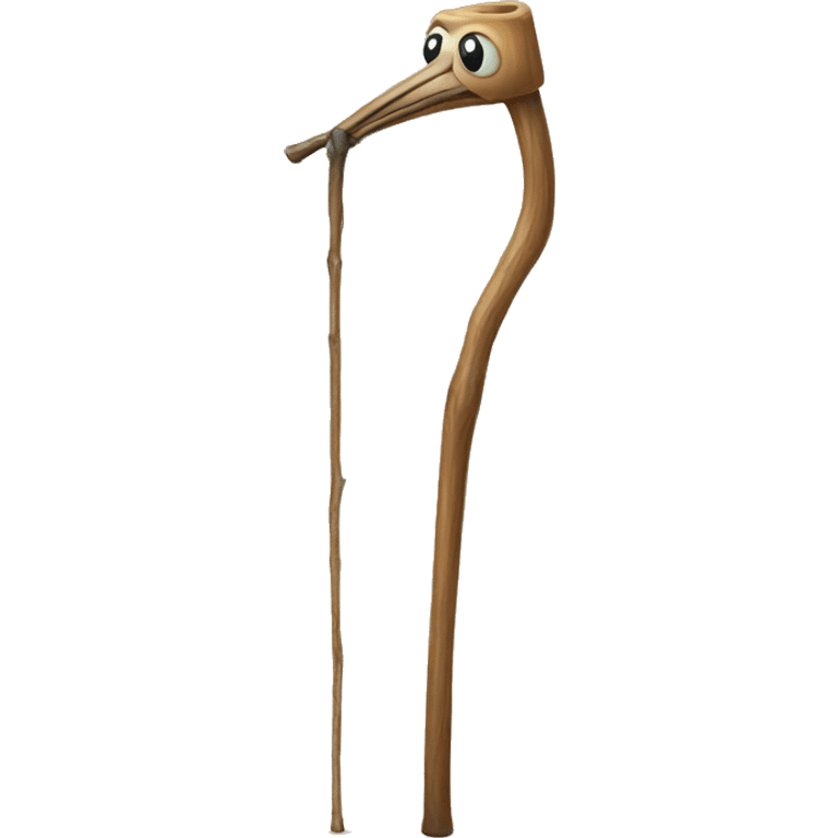 Walking stick emoji