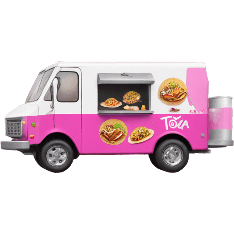 Barbie Toyota 2027 flying taco mini food truck  emoji