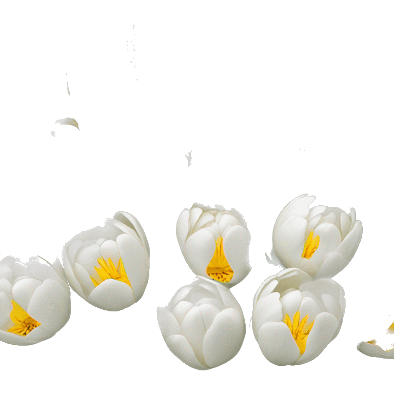 Weiße Tulpen  emoji