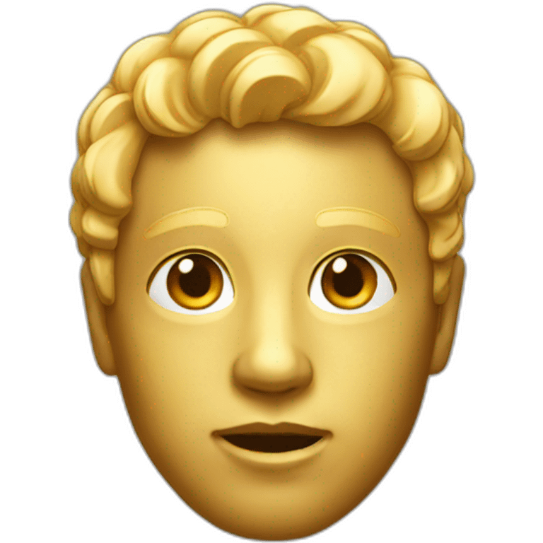 golden face emoji