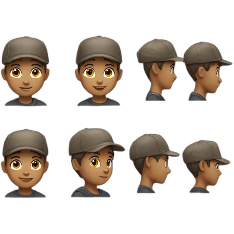 Boy with cap emoji