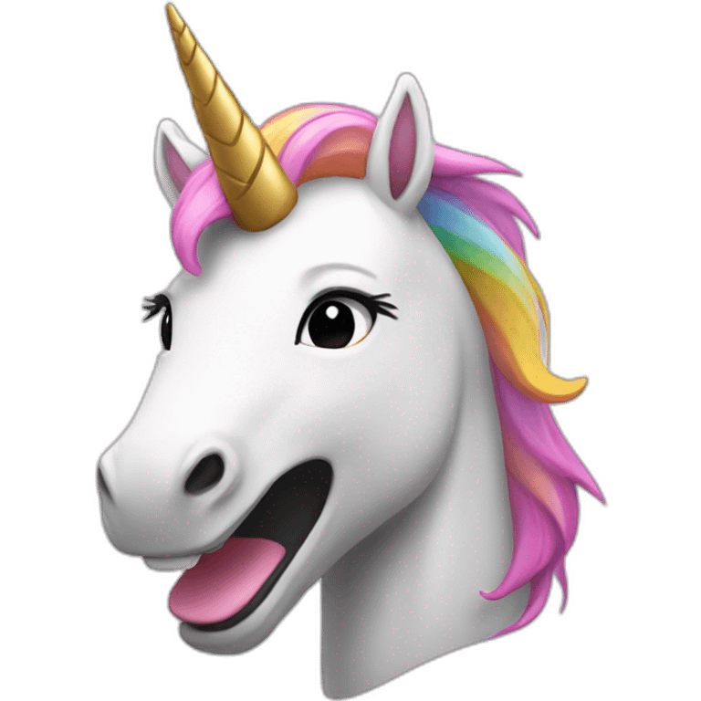 unicorn body smile emoji