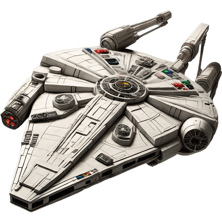 Star Wars millennium falcon￼ emoji