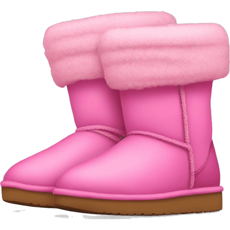 Pink uggs emoji