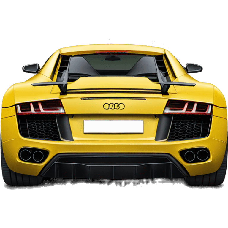 A hybrid between Audi R8 and Lamborghini harrocon  emoji