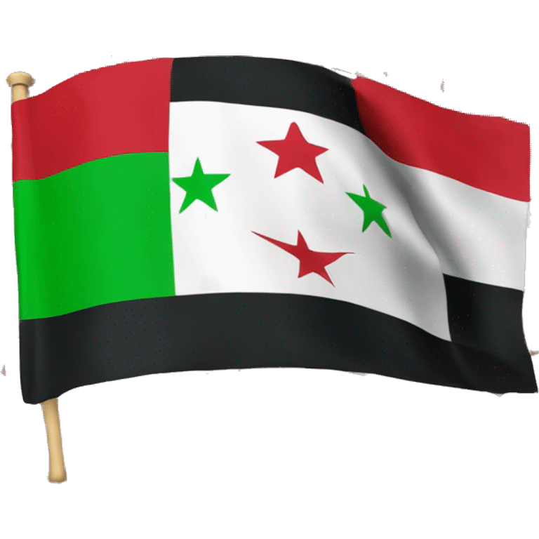 Independent Syria flag emoji