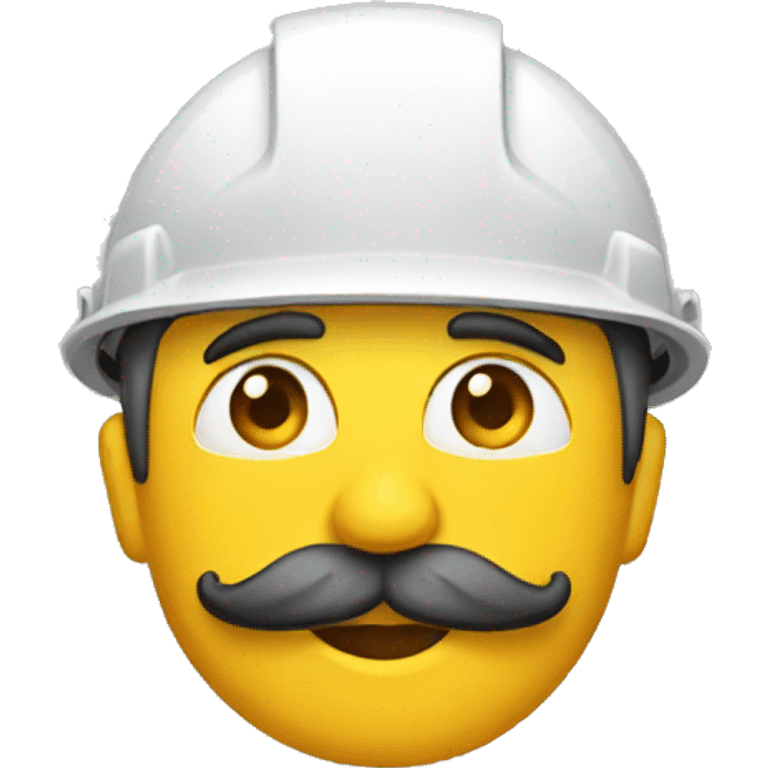 construction crane mustache emoji