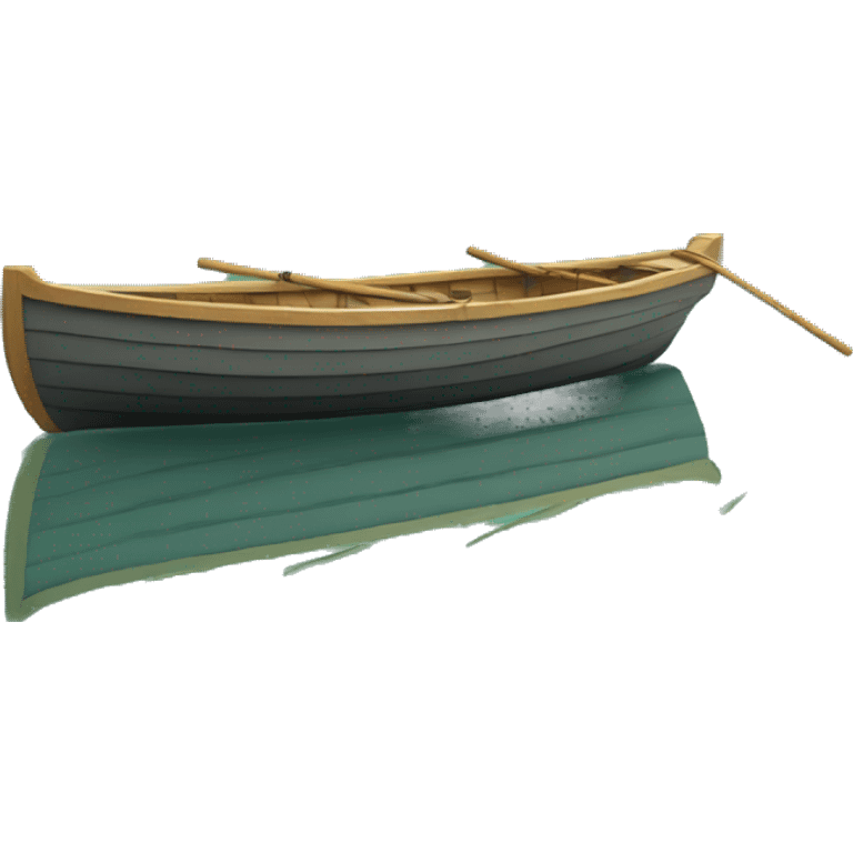 Realistic row boat emoji