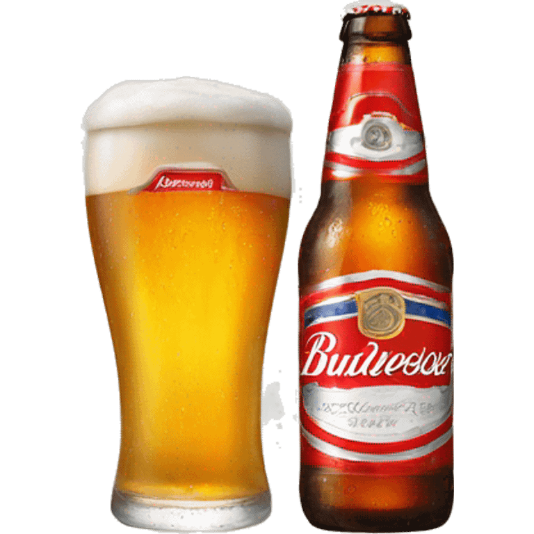 Cerveza Budweiser  emoji