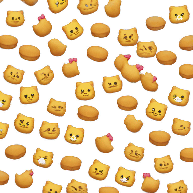 Hello kitty chicken nuggets emoji