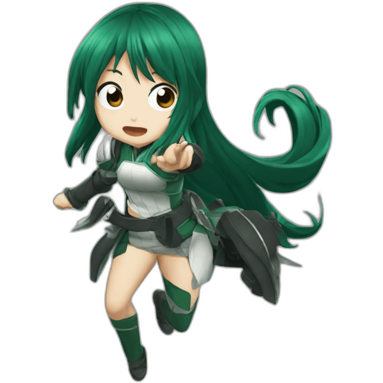 Tsuyu Asui from MHA emoji