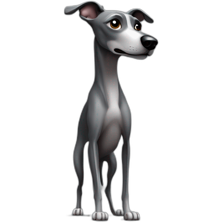 skinny-fully-dark-grey-whippet farting emoji