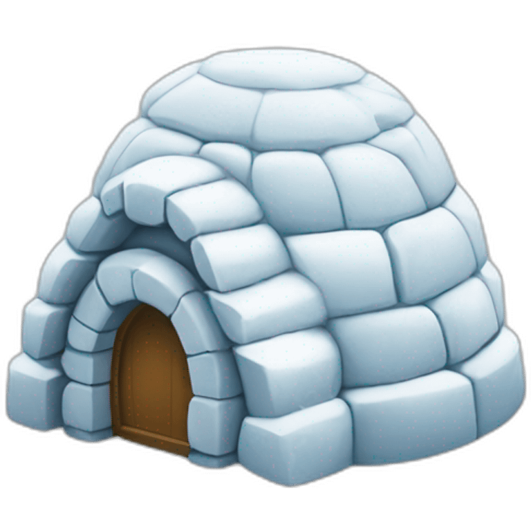 igloo with upward symbol on top emoji