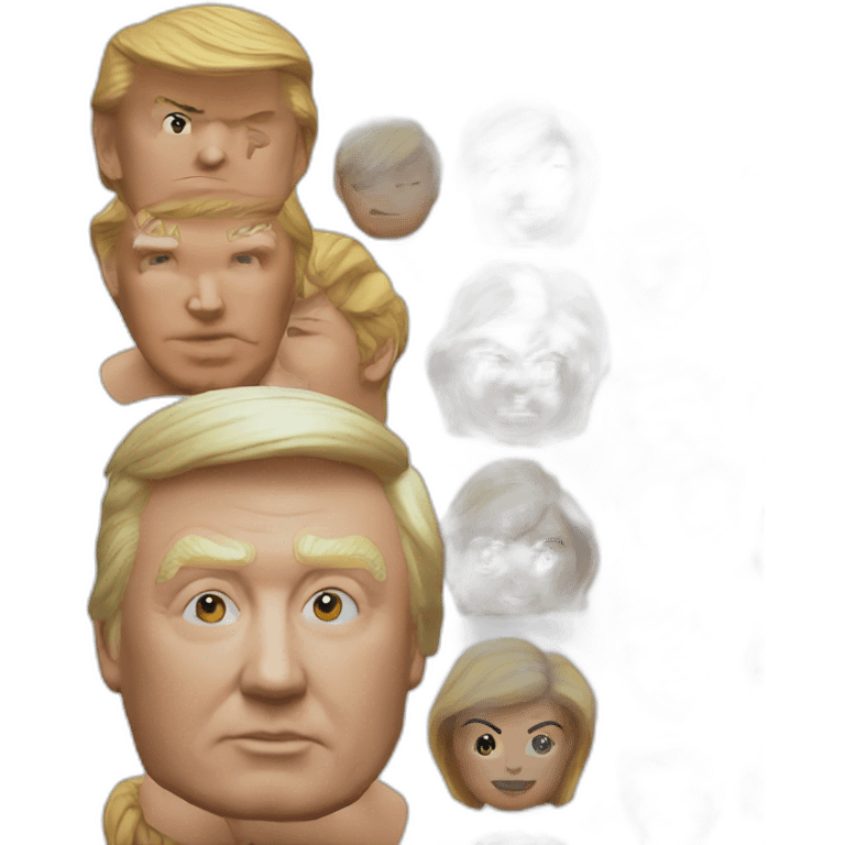 Bom with Donald trump emoji