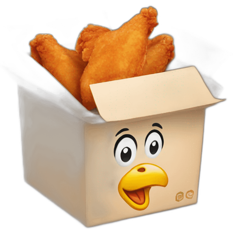 Chicken strips box emoji