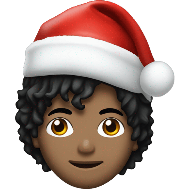 michael jackson with santa hat emoji