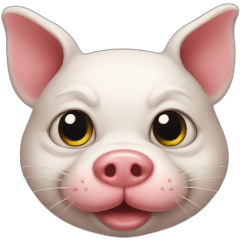 russian clown pig cat emoji