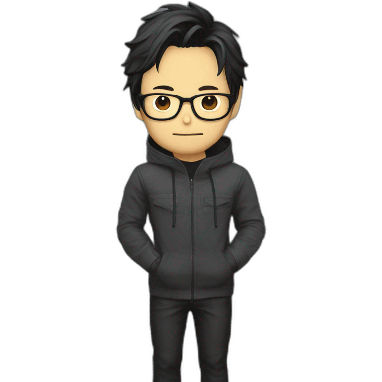 hideo kojima as a cat emoji