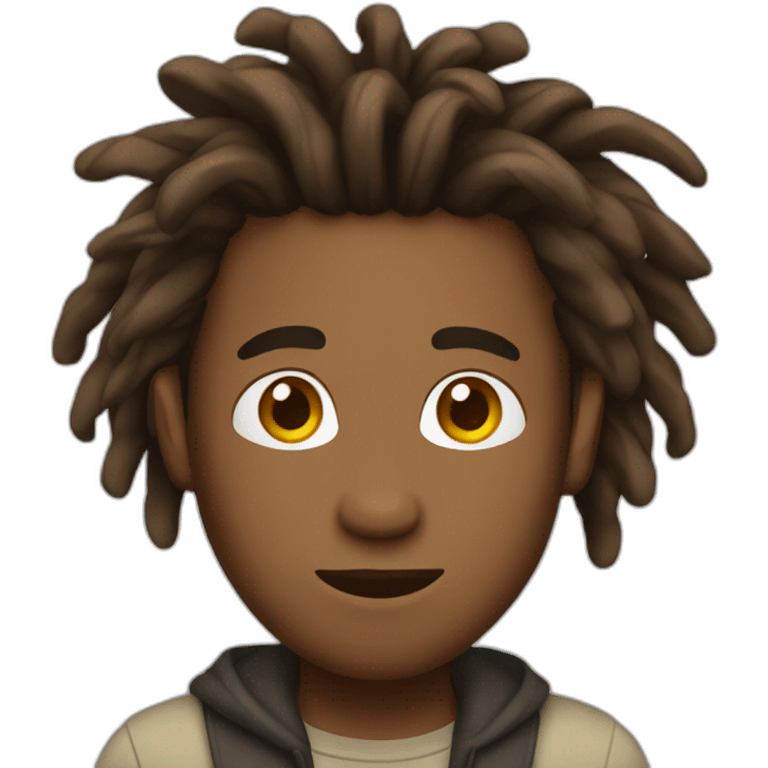 Brown guy with dreadlocks emoji