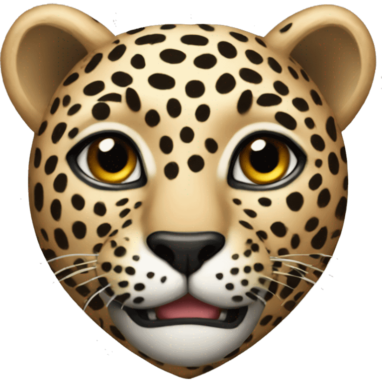 leopard heart emoji