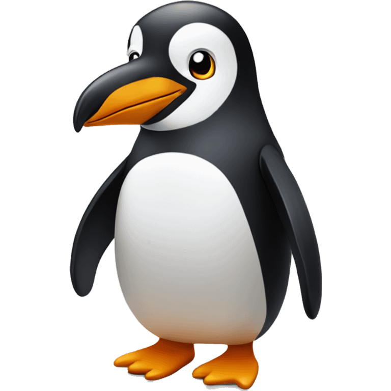 Tourist penguin emoji