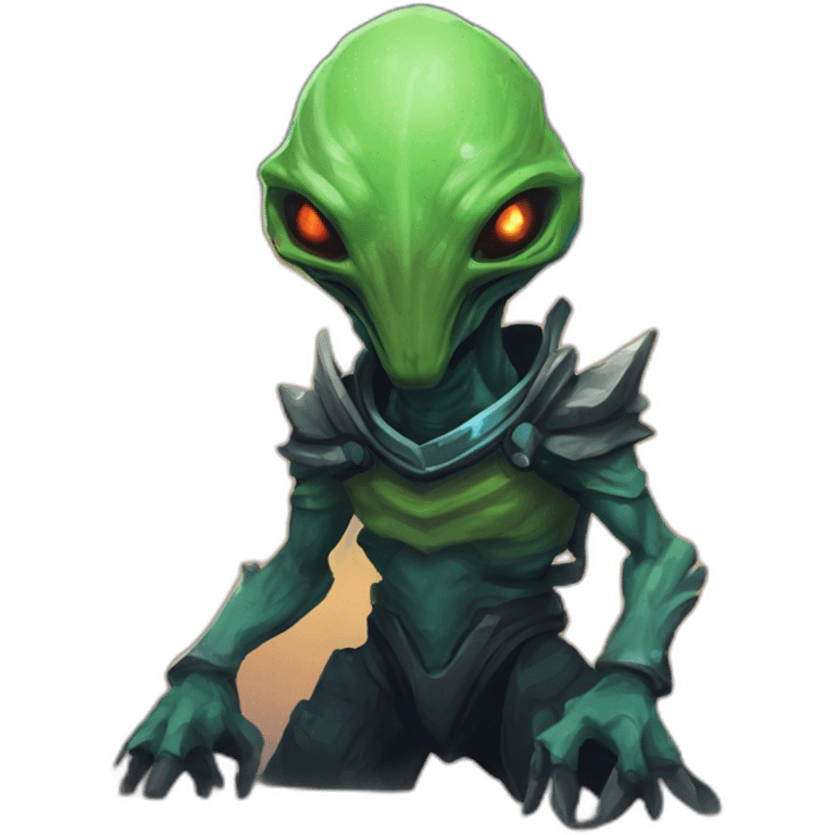 alien mountain creature scifi roguelike rpg style inspired by slay the spire digital art emoji