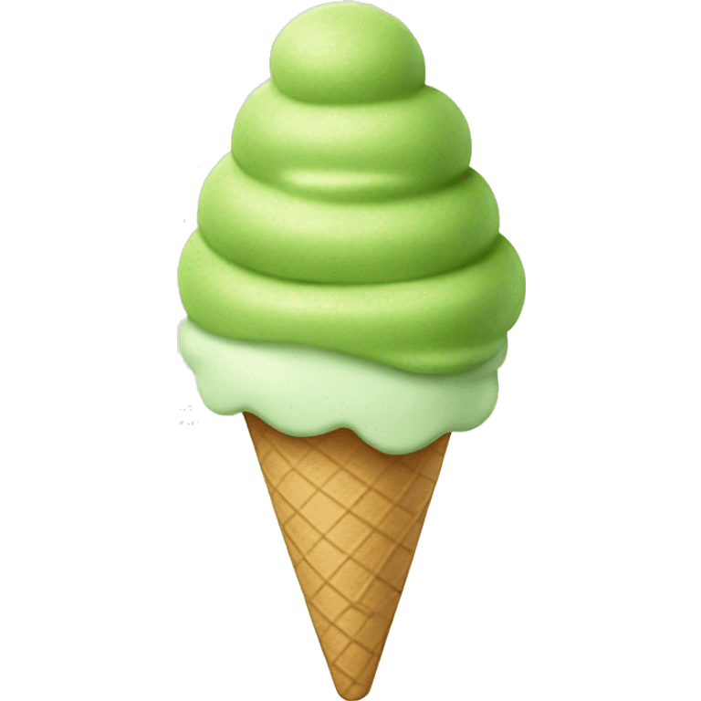 matcha ice cream emoji