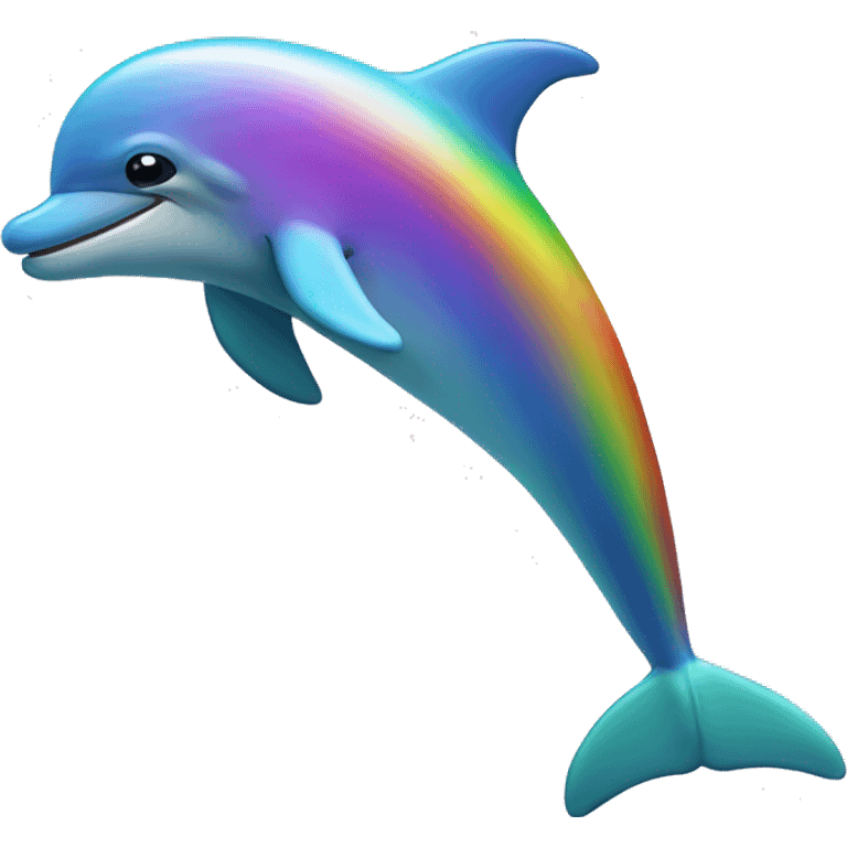 rainbow dolphin￼ emoji