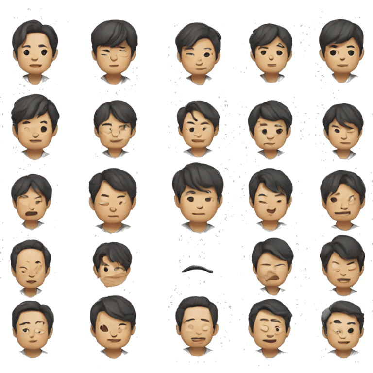 Korean men emoji