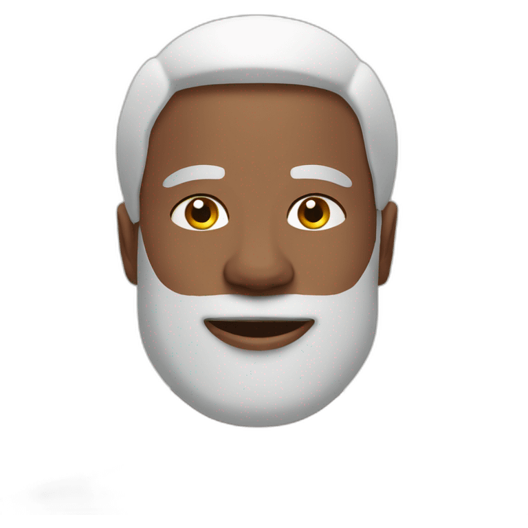 Man taking a spa day emoji