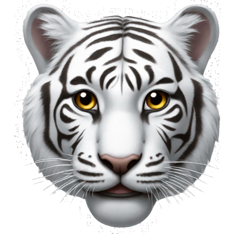 White tiger emoji