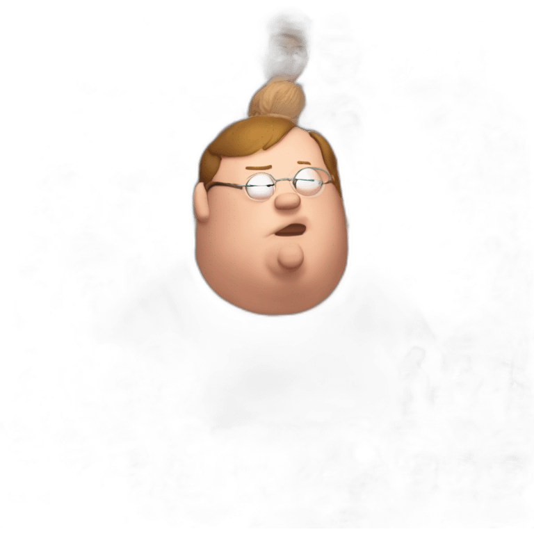 Peter griffin kissing Kevin james emoji