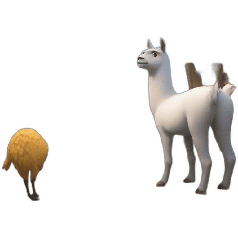 finding dory with fortnite llama emoji