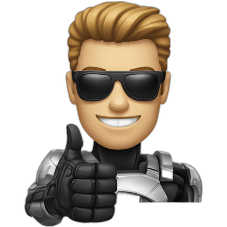 Terminator thumbs up emoji