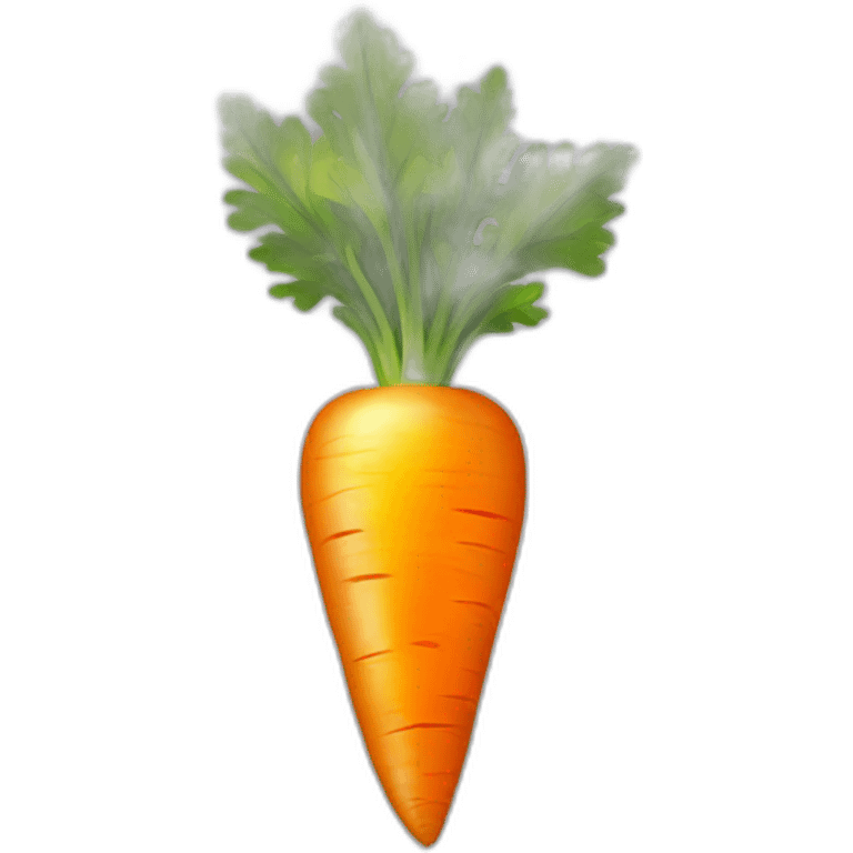 gold bright carrot with a stars emoji