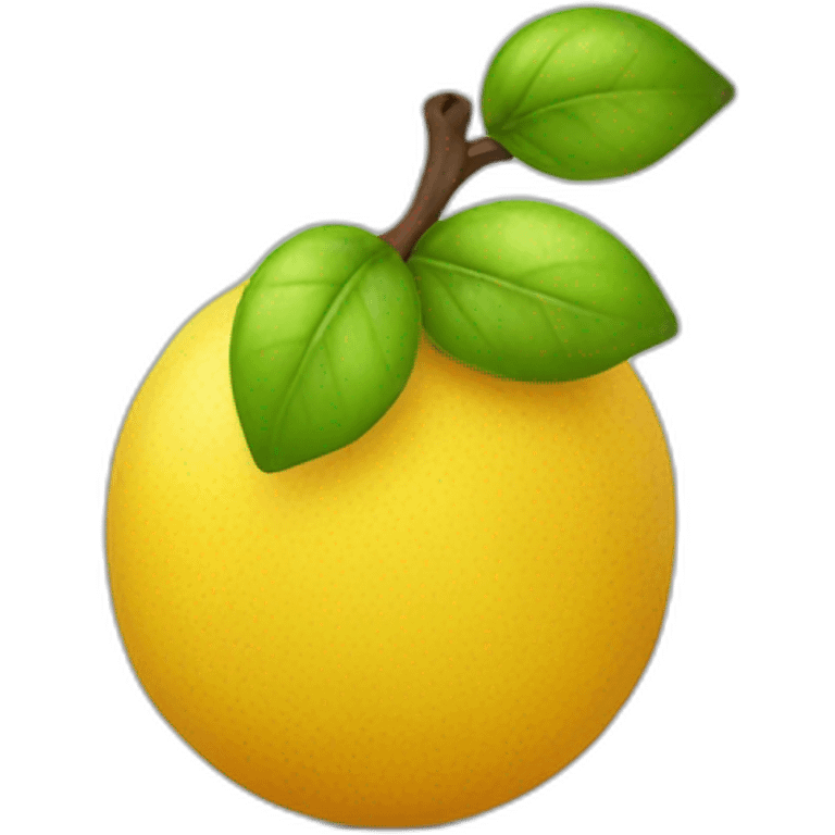 Loop fruit with monocle emoji