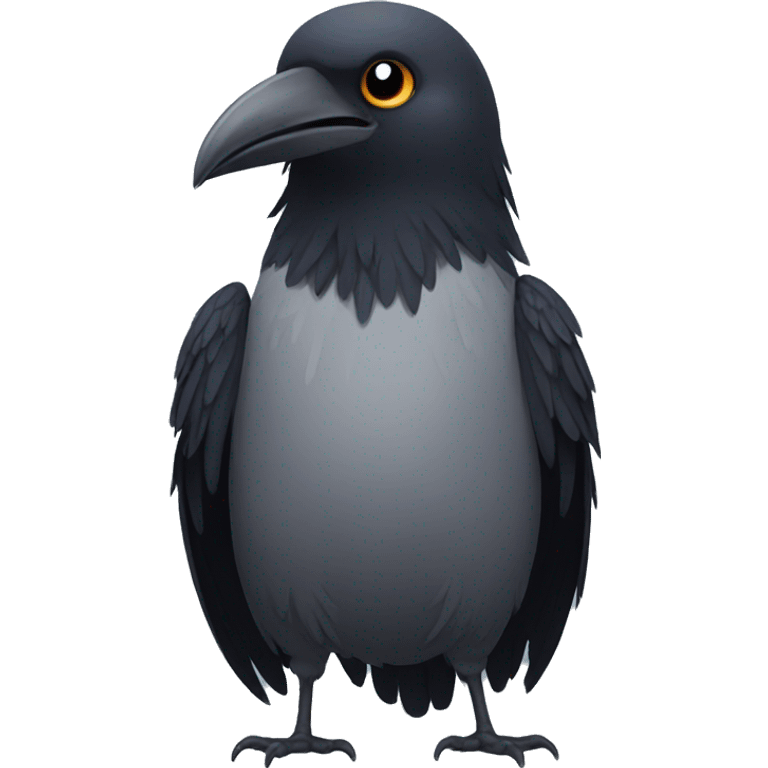 Cute crow emoji