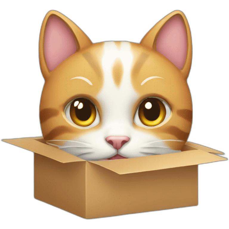 cat from gift box emoji