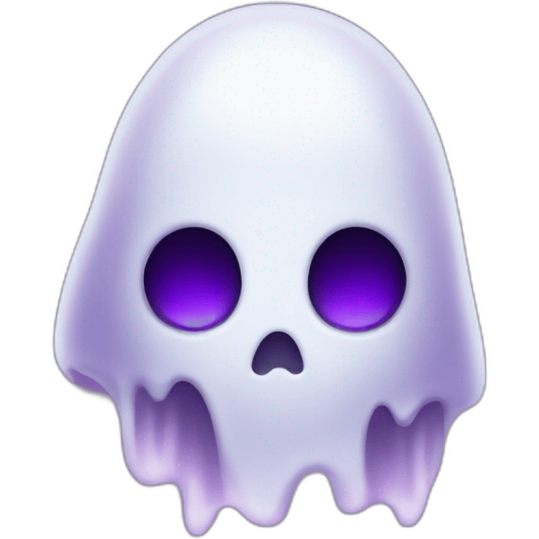 Ghost hype purple emoji