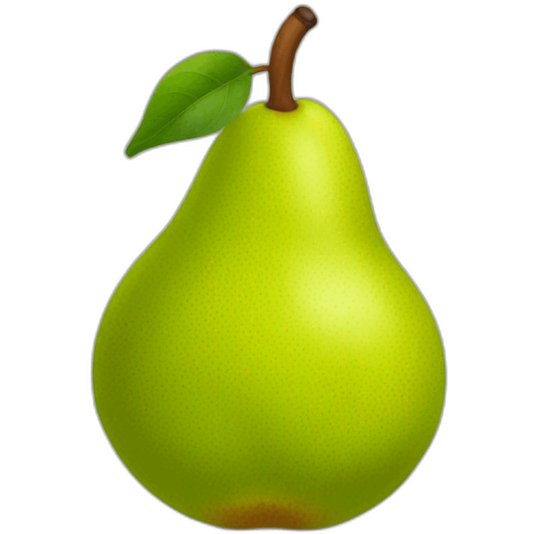 Pear bottom emoji