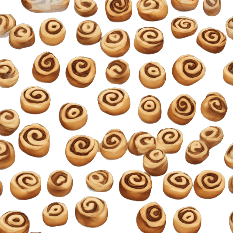 One cinnamon roll emoji