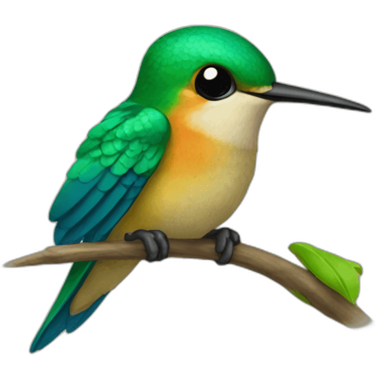 Colibrí bebé  emoji