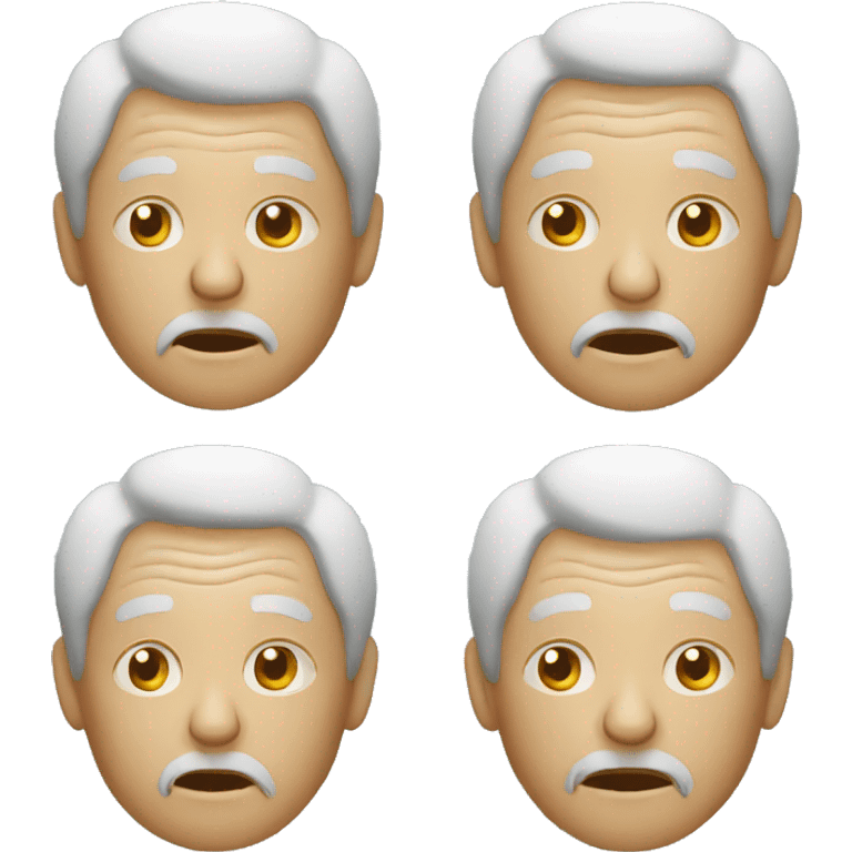 old people on cellphone emoji